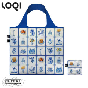 LOQI Bag LARGE dutch tile