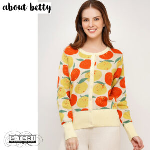 Z40.2 ABOUT BETTY ABZK5033 SWEATER ORANGES