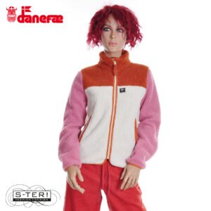 Z5.12 danefae DANEBIRK FLEECE ZIP UP OLD ROSE RUST BEIGE