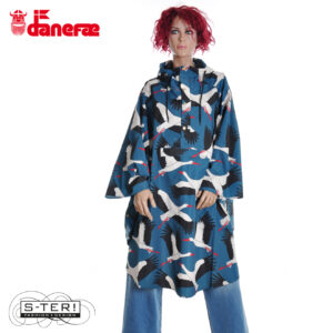 Z5.12 danefae DANEBODIL RAINPONCHO DK SLATE BIG STORK