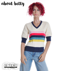 Z40.7 ABOUT BETTY ABZK5035 SWEATER STRIPE