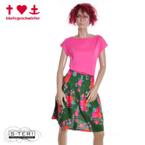 Z3.10 BLUTSGESCHWISTER CUDDLY SWEETHEART SUMMER SKIRT 001261-104 blooming soft flowers