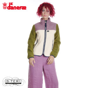 Z5.11 danefae DANEBIRK FLEECE ZIP UP LIGHT BEIGE MAUVE OLIVE