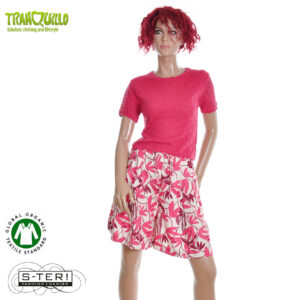 Z23.2 Tranquillo VISCOSE SHORTS LEAA BERRY BIRD