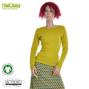 Z23.10 Tranquillo ORGANIC COTTON JERSEY SHIRT CORAA AVOCADO GREEN