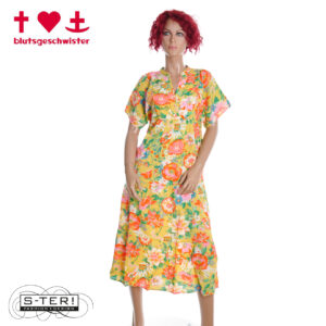 Z3.24 BLUTSGESCHWISTER SAINT TROPEN SUMMER DRESS 001261-311 SUNSHINE ESCAPE