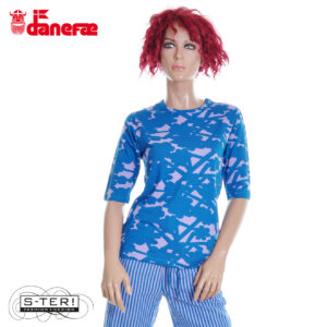 Z5.7 danefae DANEPIXI MODAL TEE  WARM BLUE LIGHT LILAC BRAMBLE