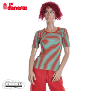 Z5.5 danefae DANEROLEMODEL RIBBING TEE FADED MINT CHILI