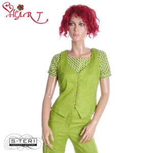 Z26.21 HEART ASSISI GILET HX036 LNS17 C22 OLIVE