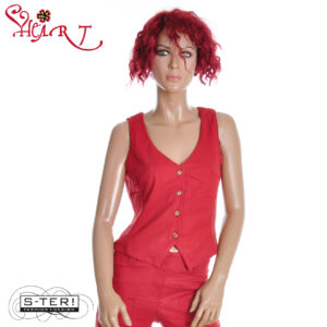 Z26.22 HEART ASSISI GILET HX036 LNS17 C61 B RED