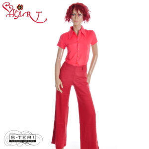 Z26.12 HEART TRIANGLE TROUSERS HA018 LNS17 C61 B RED