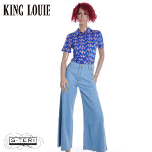 Z9.2 King Louie PIRIA PANTS FESTA LIGHT DENIM BLUE TINT