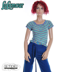 Z31.3 Lalamour BUTTERFLY TOP SS LASU2642 GROOVY STRIPES