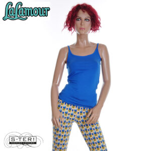Z31.11 Lalamour HELLA SPAGETTI TOP  LASU26162 PLAIN BLUE