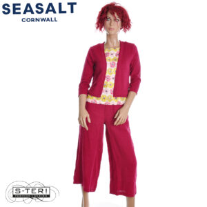 Z7.49 Seasalt Cornwall VANESSA CARDIGAN DARK FRESIA