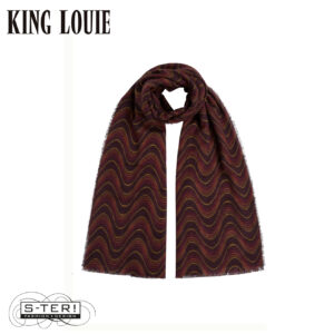 W9.84 KING LOUIE 10742 JEFFERSON SCARF bitter chocolate