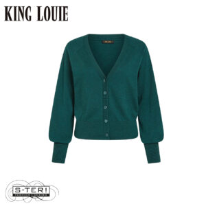 W9.80 KING LOUIE 10797 CARDI V RAGLAN COCOON PINE GREEN