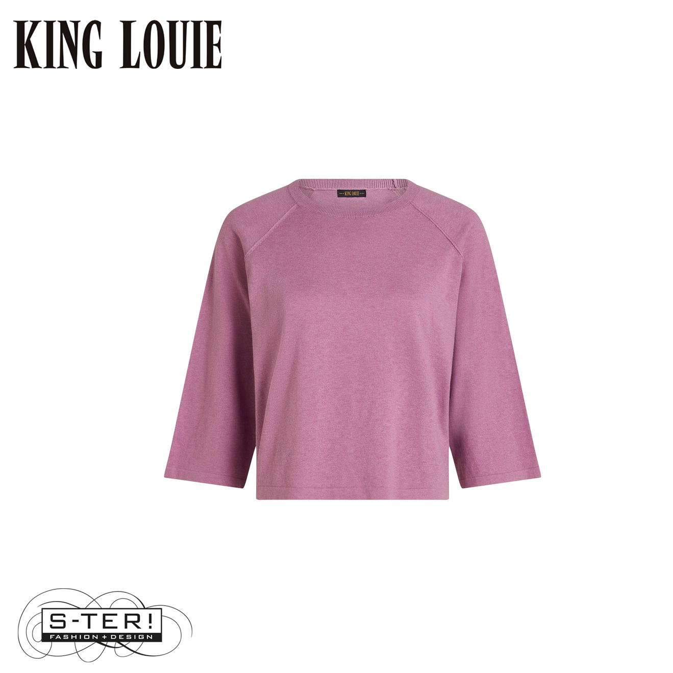 W9.66 KING LOUIE 10798 ANYA TOP COCOON CROCUS LILAC