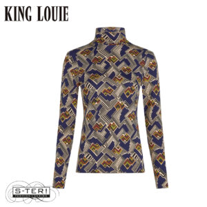 W9.76 KING LOUIE 10927 ROLLNECK TOP LEIA EVENING BLUE