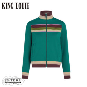 W9.69 KING LOUIE 11034 COLORBLOCK COLJACK DAYTONA SWEAT SPRUCED GREEN