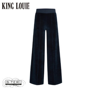 W9.75 KING LOUIE 10876 SWEAT PANTS BATON VELVET SAPPHIRE BLUE