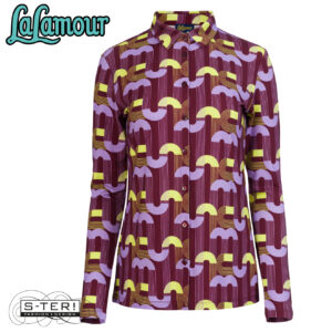 W31.1 LALAMOUR AW26081 SILL BLOUSE COSMIC LOOP