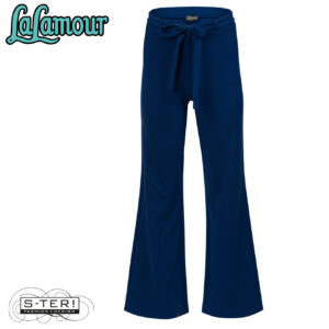 W31.16 LALAMOUR AW26317 SUE TROUSERS PUNTA DI ROMA navy peony