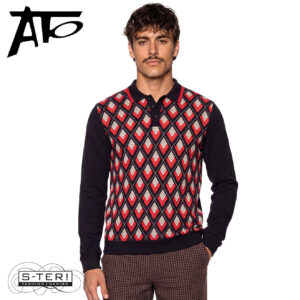 W1.18 ATO BERLIN LS POLO ENNE  OC 27/183 BLK/RD 53103