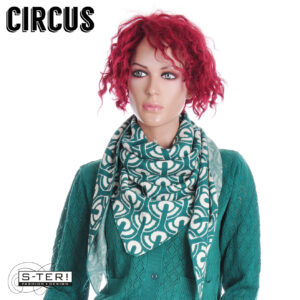 W37.6 CIRCUS CSC03J KNIT SCARF ZODIAC