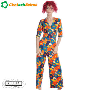 W32.1 CISSI OCH SELMA BEATA JUMPSUIT 26397 1970 BLAORANGE