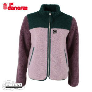 W5.1 danefae DANEBIRK FLEECE ZIP UP CANARD PINK PLUM