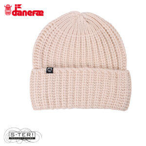 W5.14 danefae DANEFOLKLORE CHUNKY BEANIE LIGHT BEIGE