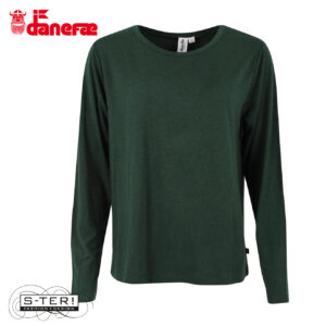W5.6 danefae DANEMERRY WOOL LS TEE DARK FOREST