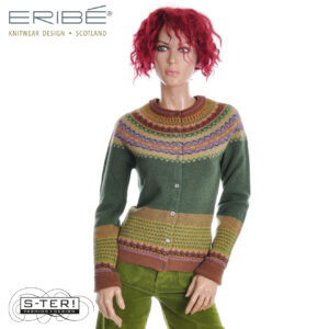 W33.9 Eribé alpine cardigan C3735 THISTLE