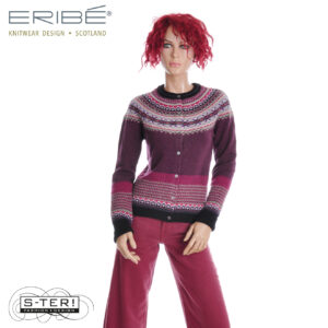 W33.7 Eribé alpine cardigan C3735 TYRIAN