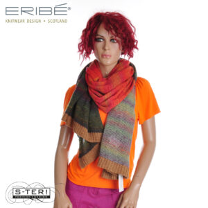W33.17 Eribé treeline wrap scarf S4152 BRAEMER