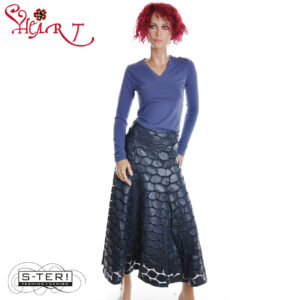 W26.29 HEART THANE SKIRT HZ027 LR D10 PETROL