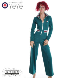 W13.1 Mademoiselle Yéyé POWER TRACK JUMPSUIT FOREST BLOME 62108