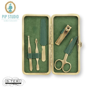 W25.37 Pip Studio MANICURE SET FLORA BANGELORE MINI GREEN