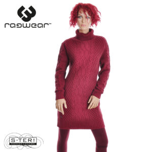 W14.18 Ragwear ODREI DRESS 2621-20008 WINE RED