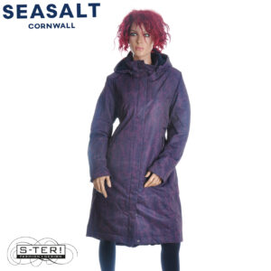 W7.13 Seasalt Cornwall JANELLE COAT BIRCH FOREST LOGANBERRY
