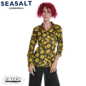 W7.28 Seasalt Cornwall LARISSA SHIRT DRIED PROTEAS NORI