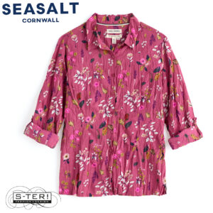 W7.14 Seasalt Cornwall LARISSA SHIRT FLORA STUDY ROSA