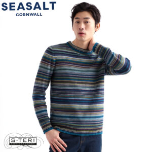 W7.53 Seasalt Cornwall MEN'S TRENALE JUMPER SOWN SQUALL