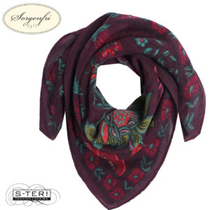 W11.6 SORGENFRI SHAWL KARLANA RAISIN 03262-0069
