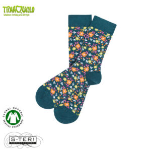 W23.23 TRANQUILLO BLOOMYY SOCKS BLOOM PETROL