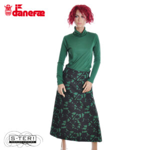 Z5.16 danefae DANEBRAVA POPLIN SKIRT DK PINE BRAMBLE
