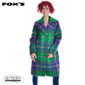 W4.9 FOX'S  KARORA COAT KA28225 KARO GRÜN