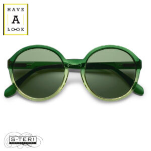 HAVE A LOOK SUNGLASSES DIVA GREEN FADE