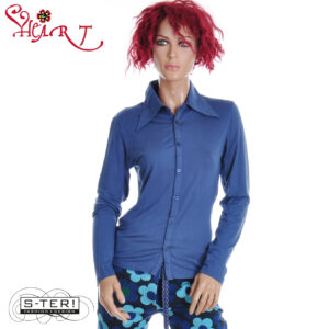 W26.18 HEART MIMAS BLOUSE HK054 BVS W21 INDIGO